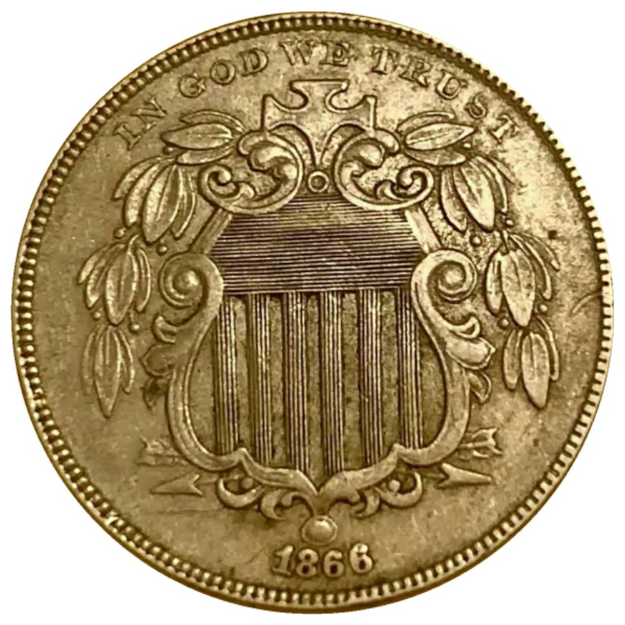 1866-Shield-Nickel-With-Rays-#2